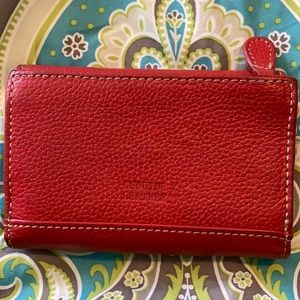 COPY - Genuine leather red wallet